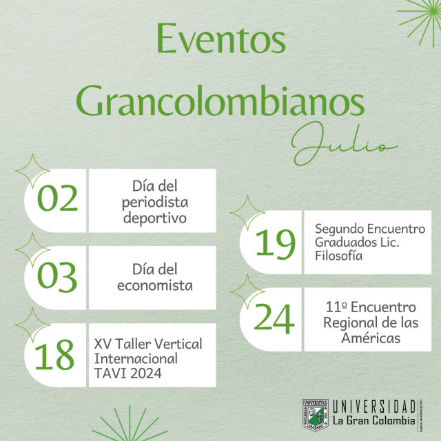 Calendario academico la gran colombia